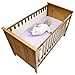 Safe Dreams 2 Sided Cot Wrap with 100% cotton surface (White)