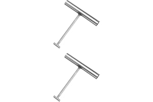 Gadpiparty 2pcs Manhole Lifting Keys, Drain Cover Lifting Keys, T-shaped Lid Pulling Tool for Outdoor Use