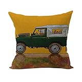  Nunubee Tier Kissenbezug Sofa Dekokissen Haus Dekoration weich Quadrat Sofa Kissen Gelb