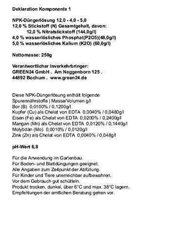 Rasen-Dünger Volldünger NPK+ mit Eisen flüssig für perfekten Rasen, ca. 400m2 Traumrasen! - 4