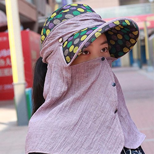 Preisvergleich Produktbild SAIBANGZI Sun hatsummer Baumwolle Sonnenhut Fahrrad Abdeckung Gesicht Falten Strand