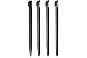 GENERIC 4x Black Replacement Touch Screen Stylus Pen, Compatible with Nintendo DSi XL (NDSi XL)