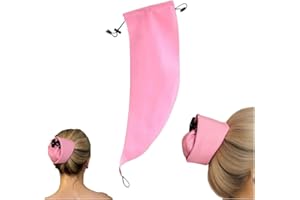 RYFPDML Waterproof Hair Sleeve for Long Hair, Crown Washing Shower Cap Ponytail Quick Root Refresh for Pool Travel Shower Gym Beach Outdoor Indoor (G)