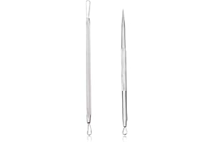 BABY MOLOVE 2 Pcs Extracteur Point Noir,Blackhead Remover Outilour,Blackhead Extractor Outil D'extraction Acne