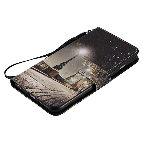 Feeltech iPhone 6 Plus/6s Plus Hülle PU-Leder und Brieftasche Bunte Muster Fall mit Magnetverschluss, Hybrid-Kickstand mit Stand-Funktion, schlagen Sie schützende weiche TPU Stoßstangenabdeckung und Kreditkartenhalter für iPhone 6 Plus/6s Plus Handgelenk Bügel-Buch-Art-Geldbeutel-Tasche mit 2 In 1 Berühren Sie Stift – London - 6