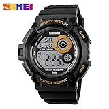 Easy Go Shopping Multifunktions-Jugend-Mode-Persönlichkeits-Sport-elektronische Uhr im Freien kletternde Wasserdichte Uhr (Color : 5)