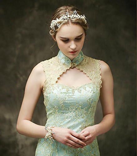 Yu* Women's headpieces / Wedding Hair Accessories / bride / headwear / new / handmade / pearl / crystal / diamond / dress accessories / hair band , golden hair band
