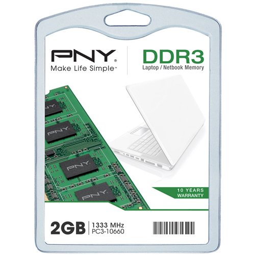 PNY 2GB SODIMM DDR3 1333MHZ PC3-10660