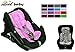 Produktbild Sweet Baby ** SLEEPY Auto-Sitzverkleinerer / NeugeborenenEinsatz Antiallergikum LITTLE STARS ** Passend für Babyschalen Gr. 0/0+ und Gr. 1 ** Ideal auch für Maxi Cosi, Cybex etc. sowie Kinderwagen, Babywanne etc. (Rosa)