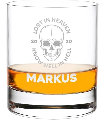 Personalisiertes Whiskyglas Mit Gravur – 315 Ml Tumbler, Wappen-Motiv | Geschenk Für Männer Zum Geburtstag