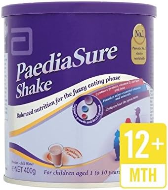 PaediaSure Shake Strawberry Flavour 400g - Pack of 4