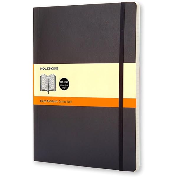 Moleskine Klassisches liniertes Notizbuch - Weicher Umschlag und 