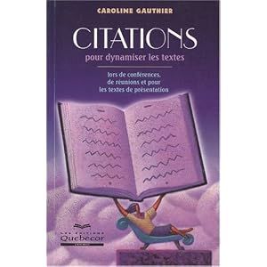Citations pour dynamiser les textes
