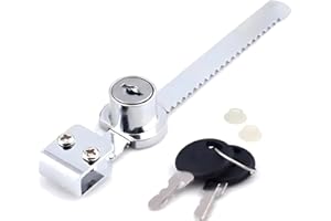 efbock Reptile Vivarium Terrarium Showcase Display Cabinet Sliding Glass Door Lock+ Key 1set