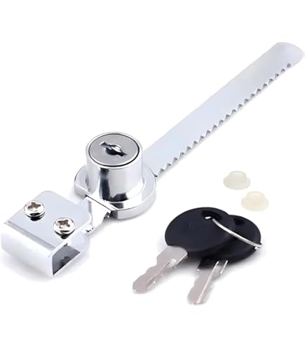 Graplan 4 Pièces Serrure De Terrarium,Terrarium Vitrine Coulissante En Verre Serrure De Porte,Reptile Terrarium Vitrine Serrure Avec 8 Clés