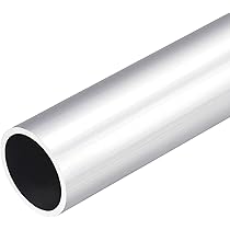 DMiotech 2pz (6mm OD x 3mm ID) Tubo Tondo in Alluminio 6063 Lunghezza 300mm Tubazione Metallico per Costruzione di Telaio Macchinari Progetti Fai Da Te