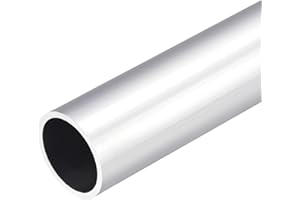 DMiotech (30mm OD x 26mm ID) Tubo Redondo de Aluminio 6063 de 300mm de Longitud para Construcción de Estructuras Metálicas en la Industria y Proyectos de Bricolaje