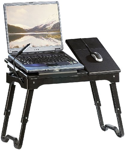 General Office Notebook-Tisch mit LED-Lampe