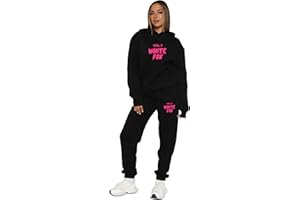 B&S TRENDZ Womens Kids Regular Fit Print Hoodie Sweatshirt Tracksuit 2 Piece Set Long Sleeve Hooded Jumpers and Jogger Casual Stylish Active Hoody Trouser Loungewear Outfit In UK Sizes 5-13Years & S-XXL