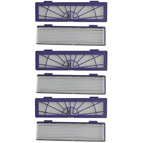 Tonsee 6PC Filter + 3PC Seite Bürsten Ersatz für Neato Botvac 70e 75 80 85 - 2