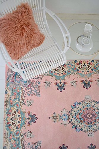 Pastell Vintage Teppich | im angesagten Shabby Chic Look | für Wohnzimmer, Schlafzimmer, Flur etc. | Pastell (275 x185 cm) - 7