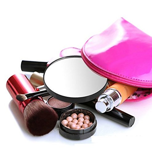 Alierkin Runder Kosmetik Saugnapf Spiegel mit 2 Saugnäpfen, 10-fach und 15-fach Vergrößerung - 4