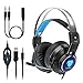 Produktbild Gaming-Headset, umiwe Gaming-hoofdtelefoon voor PS4  Xbox One Computer Pro met Mic LED-licht, Stereo Surround Sound