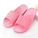 Produktbild sudook Unisex 1 Paar Weiche Slipper Leicht Badezimmer Anti-Rutsch Hausschuhe Casual Sandale für Innen & Außenbereich, rot, US-6.5-7=UK-5.5-6=EU-38-39