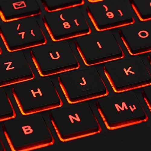 Sharon Galaxy Tab A 9.7″ Hülle mit beleuchteter Bluetooth – Tastatur | Ultraslim Schutzhülle | QWERTZ- Layout (Deutsch) | Tastatur herausnehmbar | Hintergrundbeleuchtete Tasten, Farbe einstellbar - 6