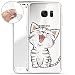 Produktbild finoo | Samsung Galaxy S7 Edge Weiche Flexible Silikon-Handy-Hülle | Transparente TPU Cover Schale mit Motiv | Tasche Case Etui mit Ultra Slim Rundum-Schutz | Kleine Katze