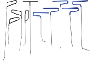 WEIGR 10 stycken kaross-krokstänger stänkdörr Dings Dent, bucklor set bucklor reparationsset bil, professionell bucklor verkt