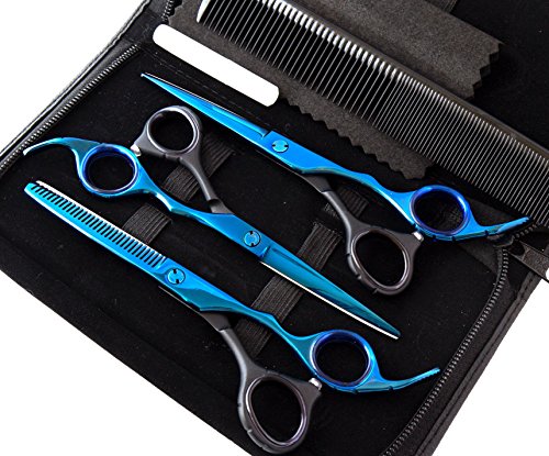 Schaarf Professionell Haarschneideschere 6.5″ Zoll Haarschere Friseur SchereProfi Friseurschere – Professionelle Drachen Friseurscheren -Set – Haare schneiden Friseurscheren – Professionelle Salon Schere – Haarstyling Schere + Case - 3