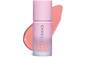 W7 Cheeky Dip Liquid Blusher - Pigmented Colour For Cheek Makeup - Satin Matte Finish - Skinny Dip (Pink)
