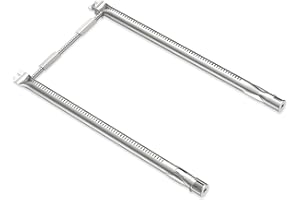 GARDENZ 69785 Grillbrenner, 45,7 cm Edelstahl Ersatz Grillbrenner Ersatzteil für Weber Spirit 200, Spirit E-210, E-220, Spirit S-210, S-220 Series Gasgrills mit Up Front Controls (2013 und Neuer)