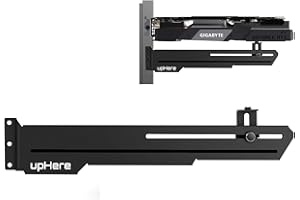 ‎UPHERE GAMING upHere gaming GPU Halterung Grafikkarten Halterung,Grafikkarten Halter/Holster-Halterung,Unterstützung für Länge und Höhe Einstellbar,Schwarz,GS05BK