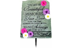Spoontiques - Beautiful Memories Garden Stake - Garden Décor - Decorative Stake for Lawn and Yard - Multicolored