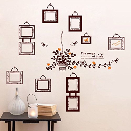 Preisvergleich Produktbild SMCTCRED Wandaufkleber Aufkleber, Kancil Sika Deer 3D Home Kinderzimmer Wanddekoration Removable DIY Wandaufkleber Aufkleber für Kinder Jungen Mädchen Schlafzimmer Wohnzimmer Showcase