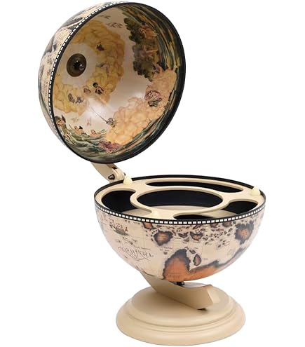 Robuust - Op wielen - Groot - Op wielen - Globe - Wijnrek/flessenrek