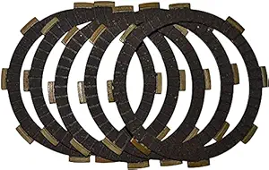 NIKAVI RCLP2 Rubber Clutch Plate Compatible for TVS Apache (Set of 5)