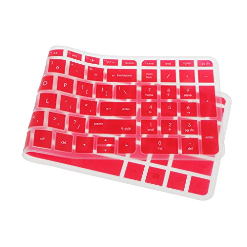 Gazechimp 6 Stk. Silikon Tastaturschutz QWERTY Keyboard Abdeckung Schutzhülle für 15″ HP Pavilion - 4
