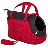 Bonita y elegante bolsa de transporte para mascotas.