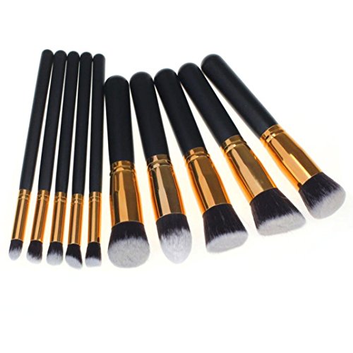 Schmink Pinsel,Amlaiworld 10PCS/1Set Kosmetik Make-up Pinsel Pinsel Set Foundation Puder Lidschatten