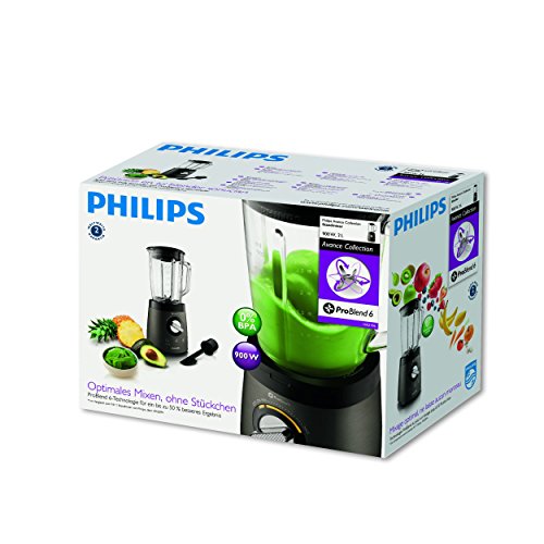 Philips HR2196/08 Standmixer Smoothietaste, Puls / IceCrush, 900 W, 2 L, Titanium - 7