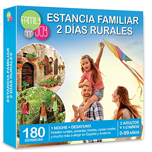 Njoy Experiences- Caja Regalo-"ESTANCIA FAMILIAR 2 DÍAS RURALES" - Más de 180 estancias rurales a escoger