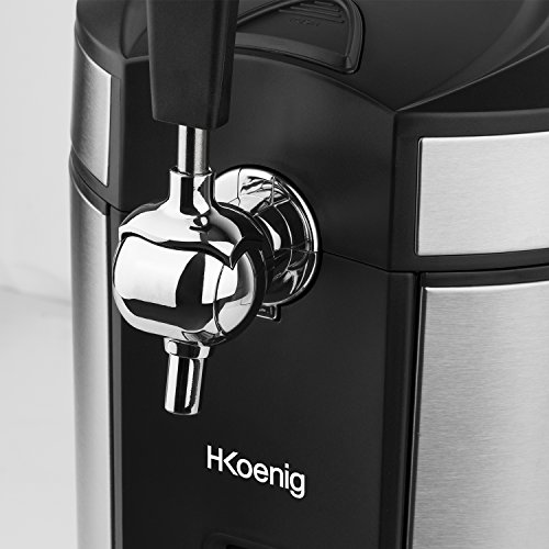 H.Koenig BW1880 Bierzapfanlage / Bierkühler für alle universal, 5 L, edelstahl - 5