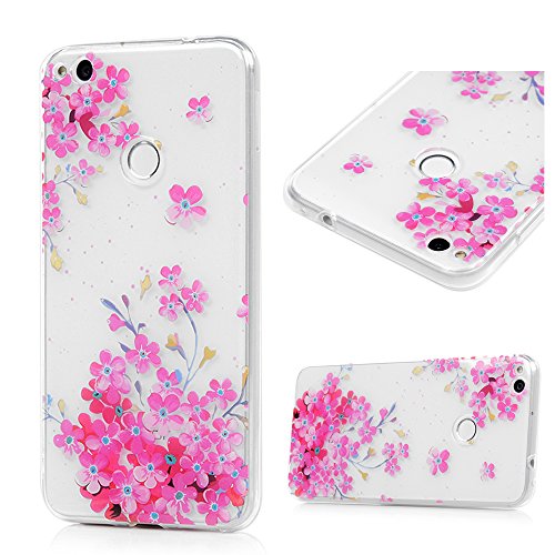 Lanveni Huawei P8 lite 2017 Hülle × 3, Handyhülle P8 lite 2017 Hülle Etui Protective Case Cover TPU Silikon Schutzhülle Bumper Handytasche TPU-Bumper Weiche Silikon Case mit Bunte Cover Design (EINHORN) - 3