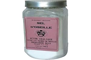 Divers Acide OXALIQUE ou SEL D'OSEILLE 700 GR blanchissant Bois, désoxydant métaux.