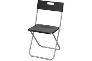 IKEA GUNDE Lot de 4 chaises pliantes Noir