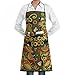 Produktbild Fsrkje Colorful Mexican Food Chef Kitchen Cooking Aprons BBQ Bib Apron with Pockets for Women Men