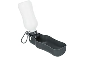 TRIXIE Bebedero Viaje con botella, 250 ml, Dog on Tour